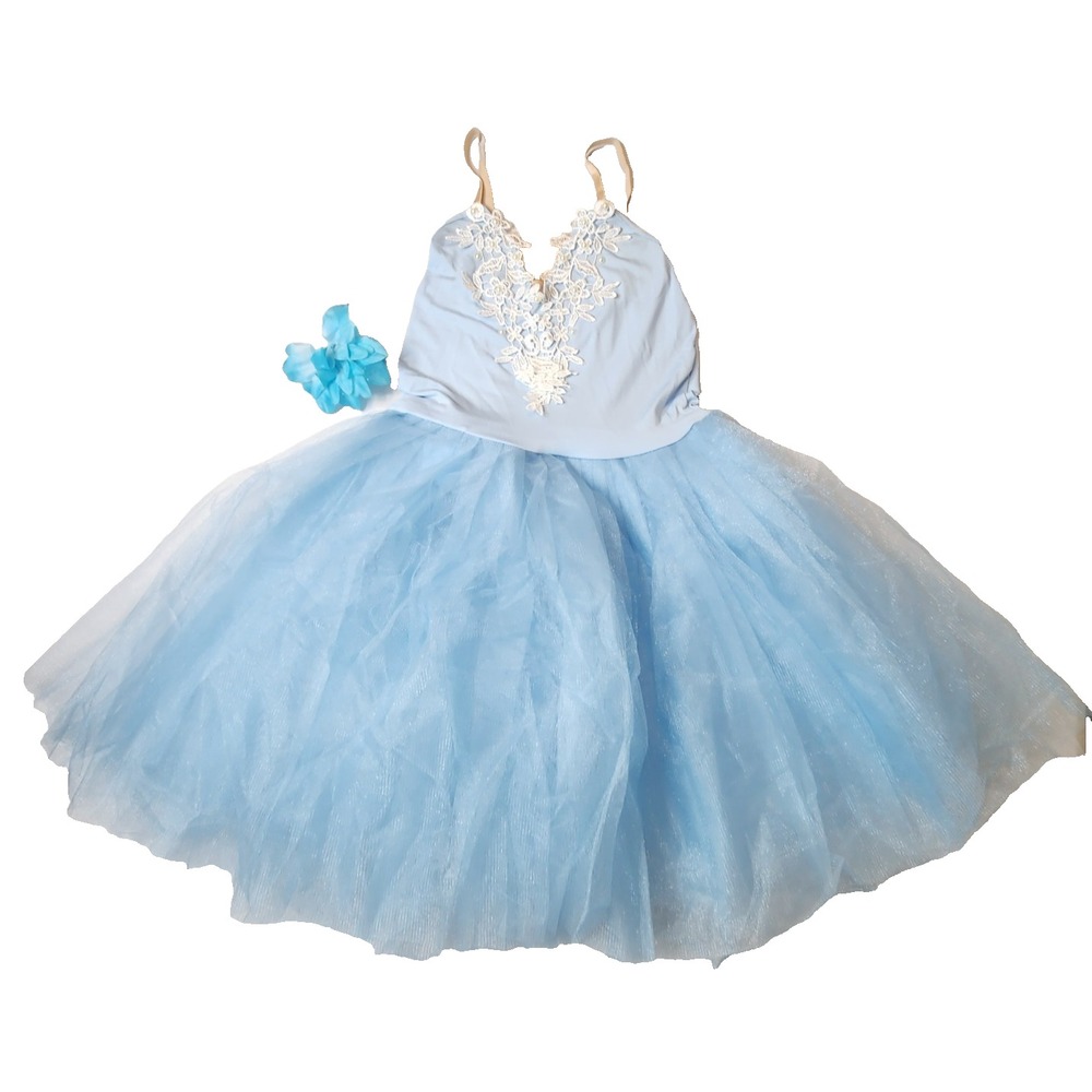 Tutu Ballet Dress Blue Size 10-12 New